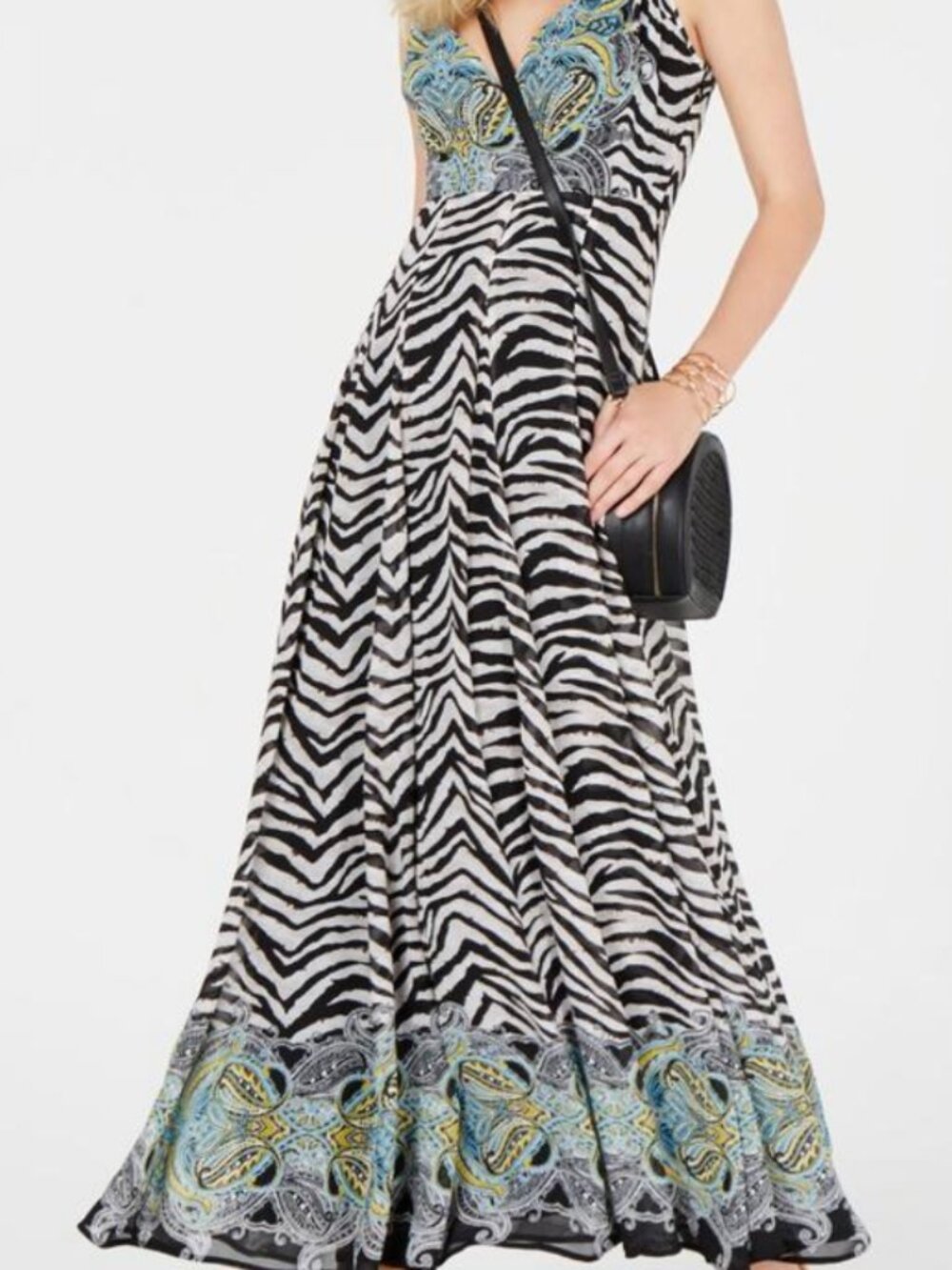 International Concepts INC Womens Spaghetti Strap V Neck Maxi Pleated Dress 12